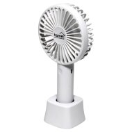 HOME VENTILÁTOR KÉZI, TÖLTHETŐ 9CM FEHÉR