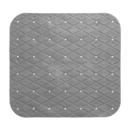 CSÚSZÁSGÁTLÓ ZUHANYSZŐNYEG 50X50CM PVC SZÜRKE