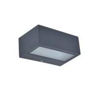 LUTEC GEMINI KÜLTÉRI FALI LÁMPA E27 MAX.40W IP54 11X7X17CM ANTRACIT