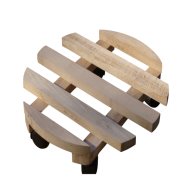 GÖRGŐS ALÁTÉT 35CM KEREK FA