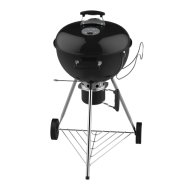 RECKMANN GÖMBGRILL 60X60X98CM HŐMÉRŐVEL, HÁROMSZÖG ALAKÚ ALSÓ POLCCAL