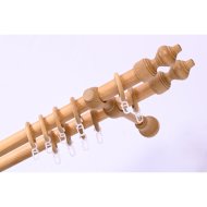 KÉTSOROS 28MM FA KARNIS SZETT FILIGRANO 300CM, VILÁGOS TÖLGY SZÍNŰ