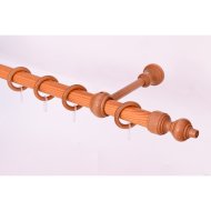 EGYSOROS 28MM FA KARNIS SZETT FILIGRANO 160CM, CSERESZNYE SZÍNŰ
