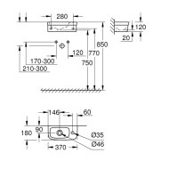 GROHE EURO CERAMIC MINI KÉZMOSÓ 37CM