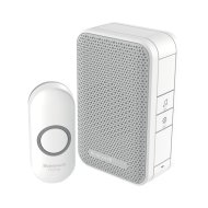 HONEYWELL VEZETÉK NÉLKÜLI CSENGŐ 150M 4 DALLAM IP55 11X7X4CM FEHÉR