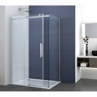 ELEGANCE ZUHANYFÜLKEAJTÓ 138-140X195CM 8MM, VÍZTISZTA, KRÓM PROFIL