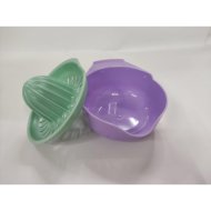 FACKELMANN CITRUSFACSARÓ 14X11,5X8,5 CM 500ML ZÖLD, LILA
