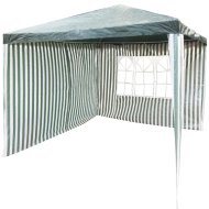 PAVILON OLDALFALLAL 3X3X2,5M 2OLDALFALLAL ZÖLD/FEHÉR