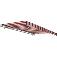 NAPELLENZŐ 2,95X2M BORDÓ/SZÜRKE CSÍKOS 280GR POLYESTER