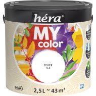 HÉRA MY COLOR BELTÉRI SZÍNES FALFESTÉK 2,5L HÉRA MY COLOR FEHÉR