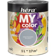 HÉRA MY COLOR BELTÉRI SZÍNES FALFESTÉK 1L, GRAFITSZÜRKE