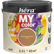 HÉRA MY COLOR BELTÉRI SZÍNES FALFESTÉK 2,5L, TÖRÖKMOGYORÓ