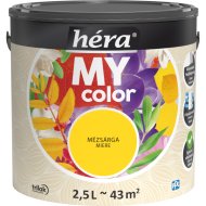 HÉRA MY COLOR BELTÉRI SZÍNES FALFESTÉK 2,5L MÉZSÁRGA