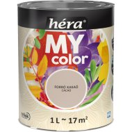 HÉRA MY COLOR BELTÉRI SZÍNES FALFESTÉK 1L, FORRÓ KAKAÓ