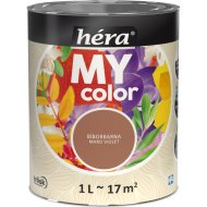 HÉRA MY COLOR BELTÉRI SZÍNES FALFESTÉK 1L, BÍBORBARNA