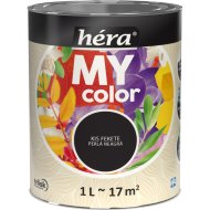 HÉRA MY COLOR BELTÉRI SZÍNES FALFESTÉK 1L, KIS FEKETE