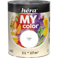 HÉRA MY COLOR BELTÉRI SZÍNES FALFESTÉK 1L, FEHÉR
