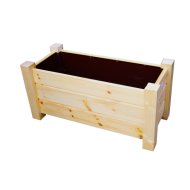 VIRÁGLÁDA 80CM FENYŐFA
