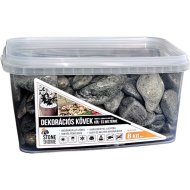 STONE AND HOME DEKOR KAVICS FÉNYES, MÉRET M (3-6 CM), FISH GREY, 8 KG