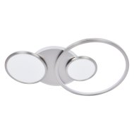 RÁBALUX FULVIA LED MENNYEZETI LÁMPA 50W 3200LM 3000K IP20 66X40CM SZATIN KRÓM