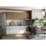 OSLO KONYHABLOKK 240CM ARANYTÖLGY-KASMÍR MUNKALAP NÉLKÜL