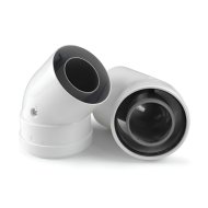 ARISTON KÖNYÖKIDOM 45°-OS, ÁTM.: 60/100MM ALU/PP (2 DB/CSOMAG)