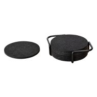 WENKO POHÁR ALÁTÉT FILC FÉM TARTÓBAN 9 DB-OS