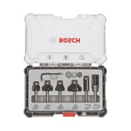 BOSCH ALAKMARÓBETÉT KÉSZLET 6 RÉSZES SZÍNELŐ ÉS SZÉLEZŐ 6MM-ES SZÁRRAL