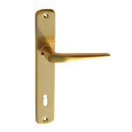 AJTÓKILINCS NZ 410+AJTÓCÍM 90MM ARANY ELOXÁLTÁLT SB