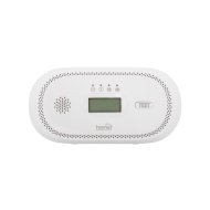 HOME CO ÉRZÉKELŐ 2x1,5V(AA) LCD KIJELZŐ 14X7X2,8CM FEHÉR