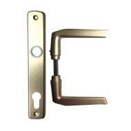 AJTÓKILINCS CZ 410 + AJTÓCÍM 90 MM PEZSGŐ ELOXÁLT SB