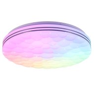 TRIO TIGER SMD-LED MENNYEZETI LÁMPA 22W 2500LM 2700-6000K IP20 RGB DIMMELHETŐ, TÁVIRÁNYÍTHATÓ, CSILLOGÓ EFFEKT, 38CM, MATT FEHÉR