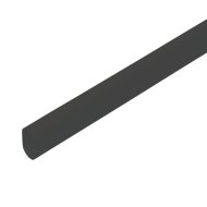 SUKI GARDRÓB AKASZTÓRÚD 30X15X1200MM FEKETE OVÁLIS