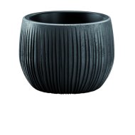 PROSPERPLAST VIRÁGCSERÉP FÜGGESZTHETŐ BOWL 2IN1 MŰANYAG, 14,4 CM, FEKETE