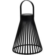 SZOLÁR LED ASZTALI LÁMPA FOGANTYÚVAL IP44 20X24CM FEKETE