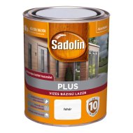 SADOLIN PLUS VASTAGLAZÚR 0,75L VIZES BÁZISÚ, FEHÉR