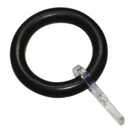 GARDINIA FÜGGÖNYKARIKA 10DARAB/CSOMAG ÁTMÉRŐ:28MM FEKETE