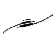 EGLO LUNGOLAGO LED MENNYEZETI LÁMPA 14W 1500LM 4000K IP20 74X14CM FEKETE/FEHÉR