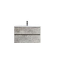 SANOTECHNIK CORBO ALSÓSZEKRÉNY MOSDÓVAL 80X50X46CM, ANTIK SZÜRKE, FÜGGESZTETT