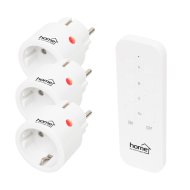 HOME TÁVIRÁNYÍTHATÓ MINI HÁLÓZATI ALJZAT SZETT 10A 2300W 40M FEHÉR