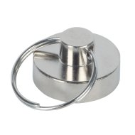 SUKI MÁGNESES KULCSTARTÓ 2DB/CSM 20MM, EZÜST NEODÍMIUM