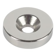 SUKI SÜLLYESZTETT MÁGNES 4DB/CSM 18MM, EZÜST SZÍNŰ, NEODÍMIUM