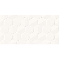 CERSANIT ALTERIO FALI CSEMPE 29,8X59,8CM 1,25M2/CSOMAG STRUKTURÁLT HEXAGON FEHÉR