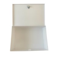 PÉNZKAZETTA 100X355X240 MM MAXI, BETÉT NÉLKÜL FEHÉR