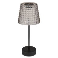 GLOBO SZOLÁR LED ASZTALI LÁMPA 0,06W 3000K IP44 KAPCSOLÓVAL 12,5X29CM FÜSTSZÍN 2DB