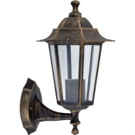 Praktiker kültéri falikar E27 MAX.15W/20W IP44 felfelé álló 22x17x32,5cm bronz
