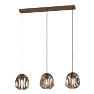 Eglo ESPINAL függeszték E27 3x40W IP20 90x19,7x110cm bronz