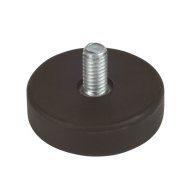 Suki korongmágnes 22x13mm menetes szárral, gumibevonattal neodímium