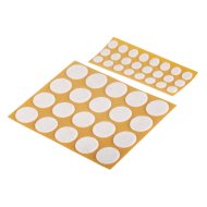 Suki filccsúszka 1x8mm 24 darab és 1x17mm 20 darab, fehér FEHÉR