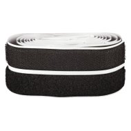 Suki tépőzáras szalag öntapadós 60cmX20mm, fekete